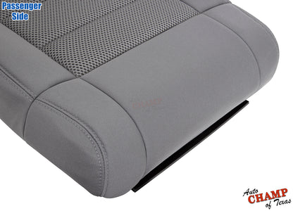 2008 2009 2010 jeep wrangler cloth seat replacement gray