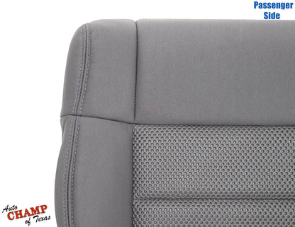 jeep wrangler rubicon cloth seat passenger base gray