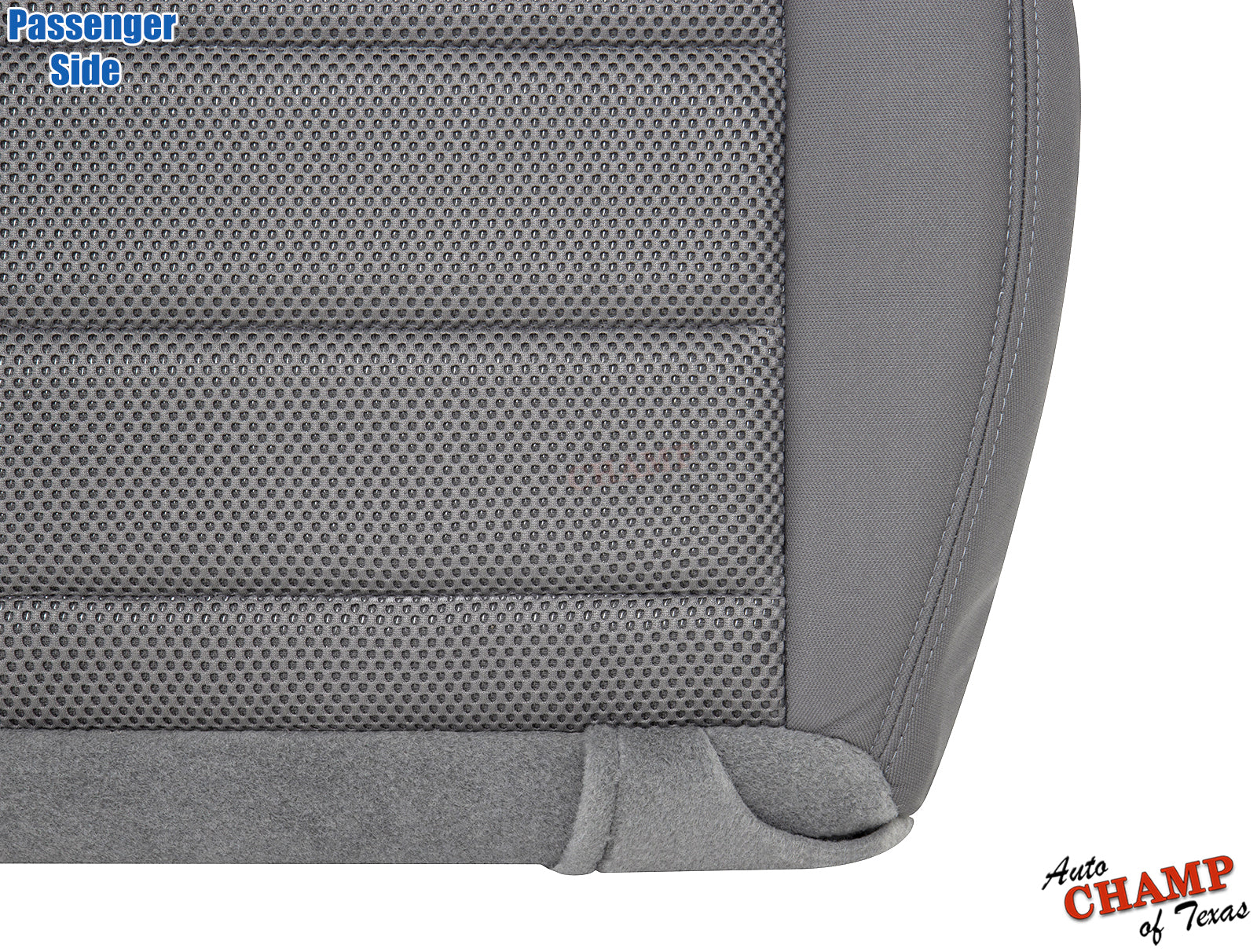 jeep wrangler passenger bottom seat gray cloth 2008 2010