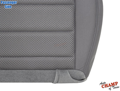 jeep wrangler passenger bottom seat gray cloth 2008 2010