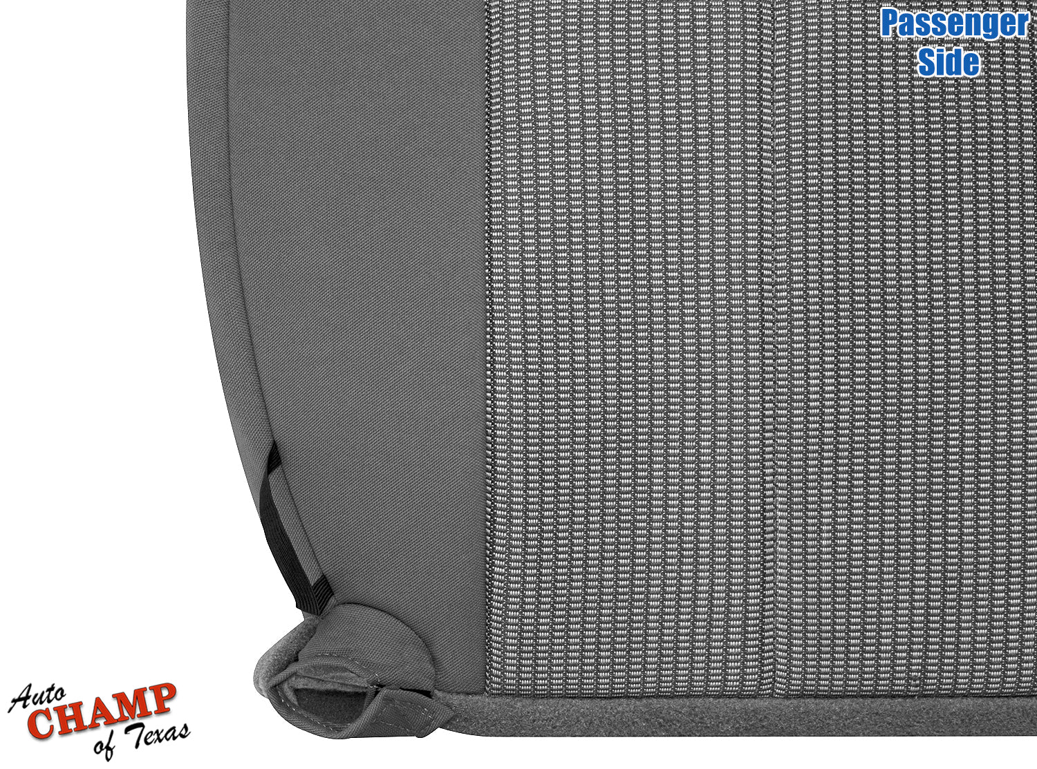 center panel stitching dodge dakota 2010 cloth gray
