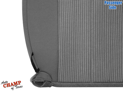 center panel stitching dodge dakota 2010 cloth gray