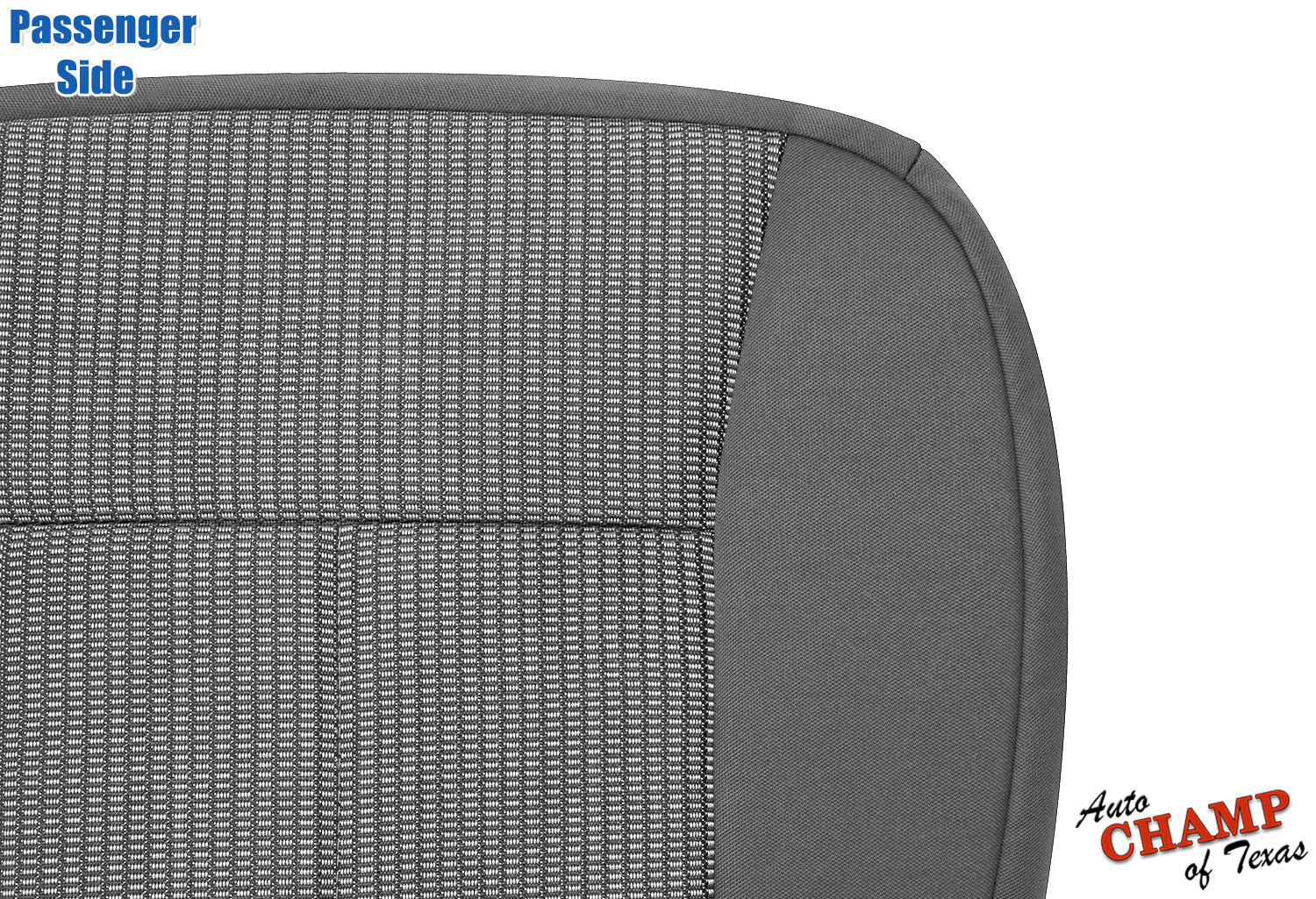 cloth insert closeup gray dodge dakota slt seat bottom