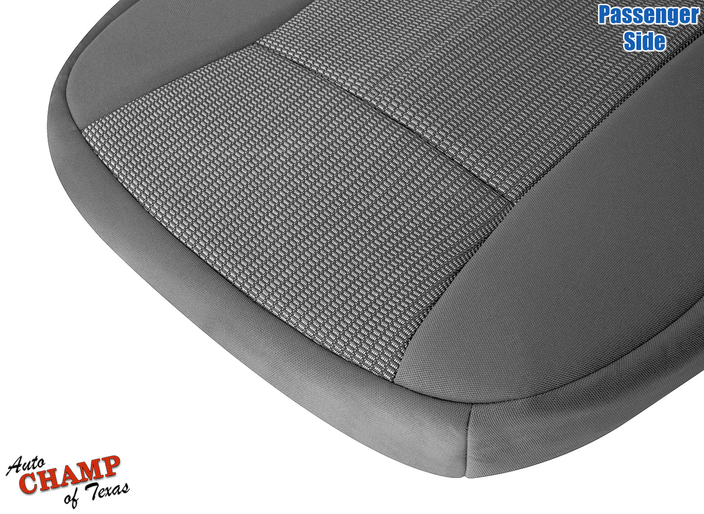side seam view gray cloth dodge dakota bottom panel