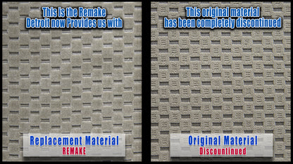 2007 2013 toyota tundra cloth seat cover tan angle stitching