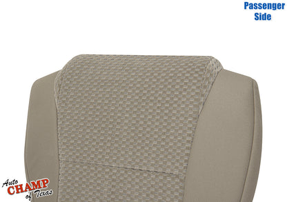 2007 2013 toyota tundra seat cover bottom cloth tan top view