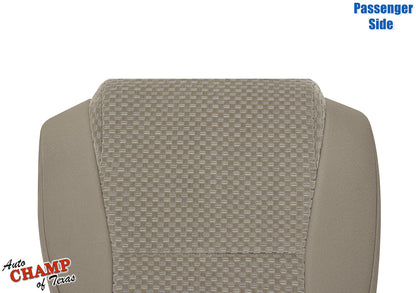 2007 2013 toyota tundra bottom cloth seat cover tan fabric view