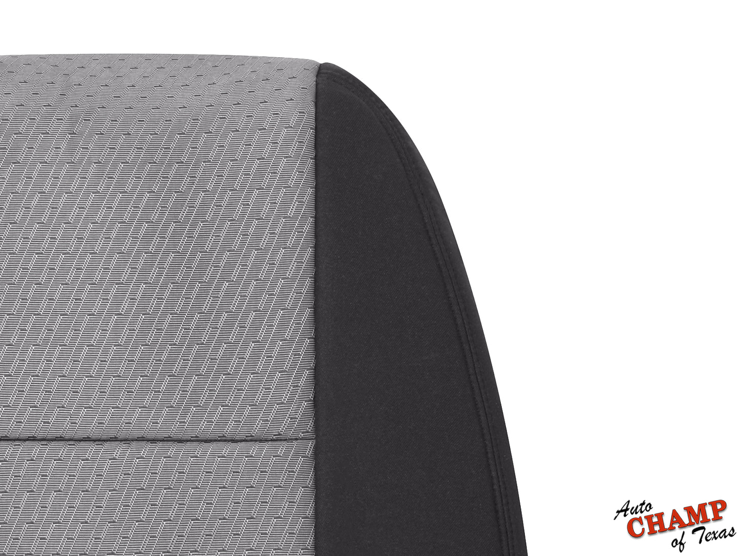 2007 2014 chevy silverado driver seat cover black gray cloth lean back