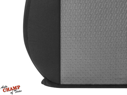 2007 2014 chevy silverado driver seat cover lean back cloth black gray