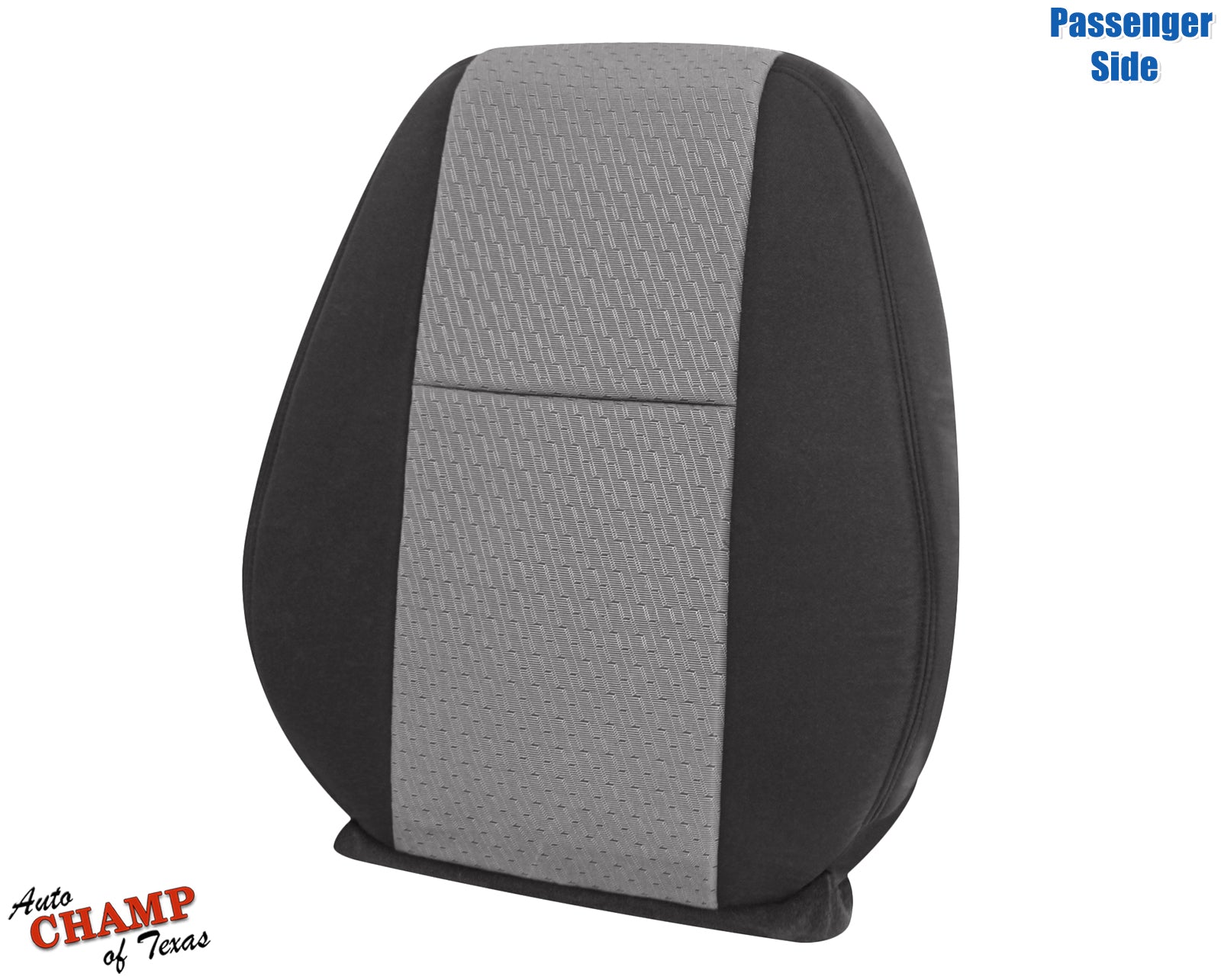 2007 2014 gmc sierra passenger lean back seat cover black titanium cloth