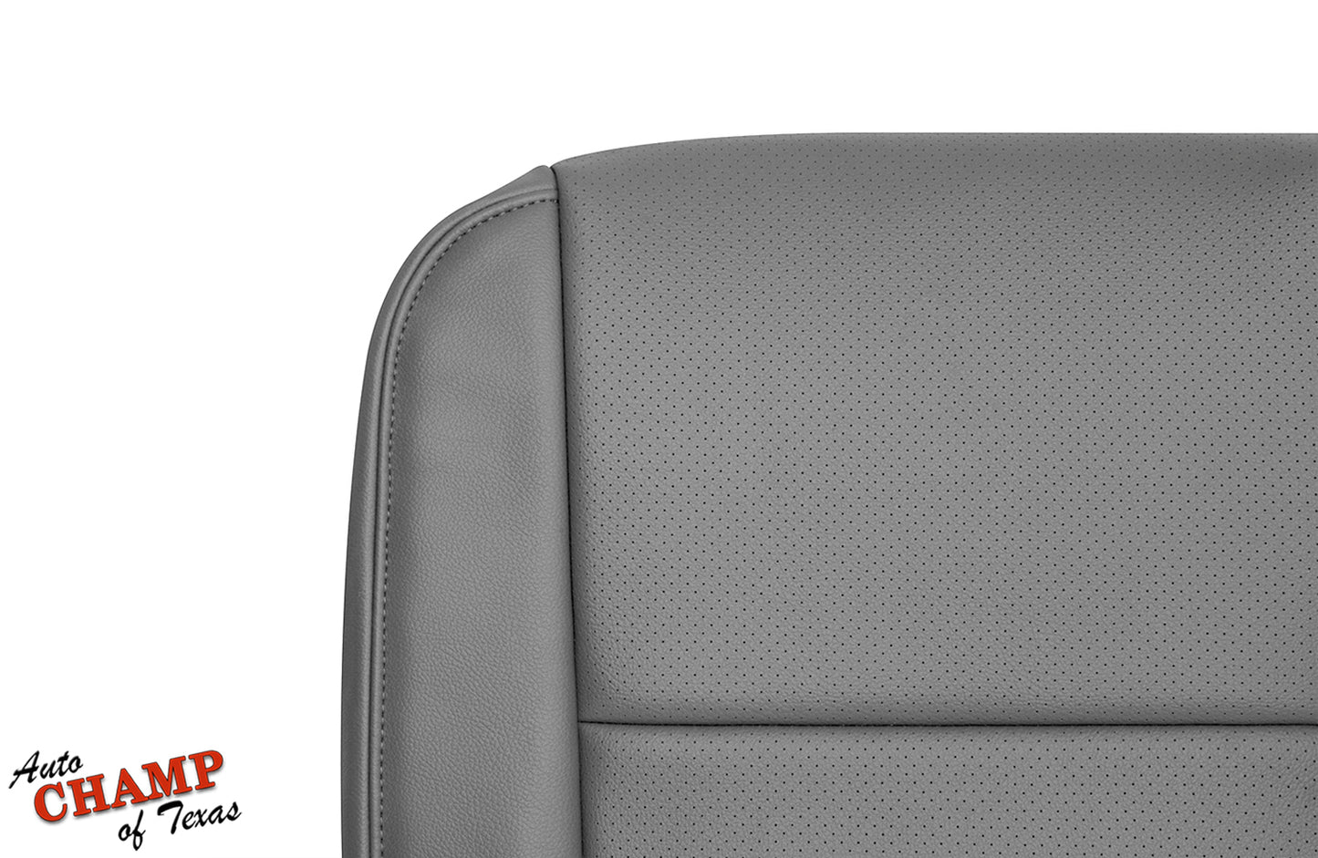 2009–2014 Honda Ridgeline Driver Side Bottom Perforated Leather Seat Cover Gray