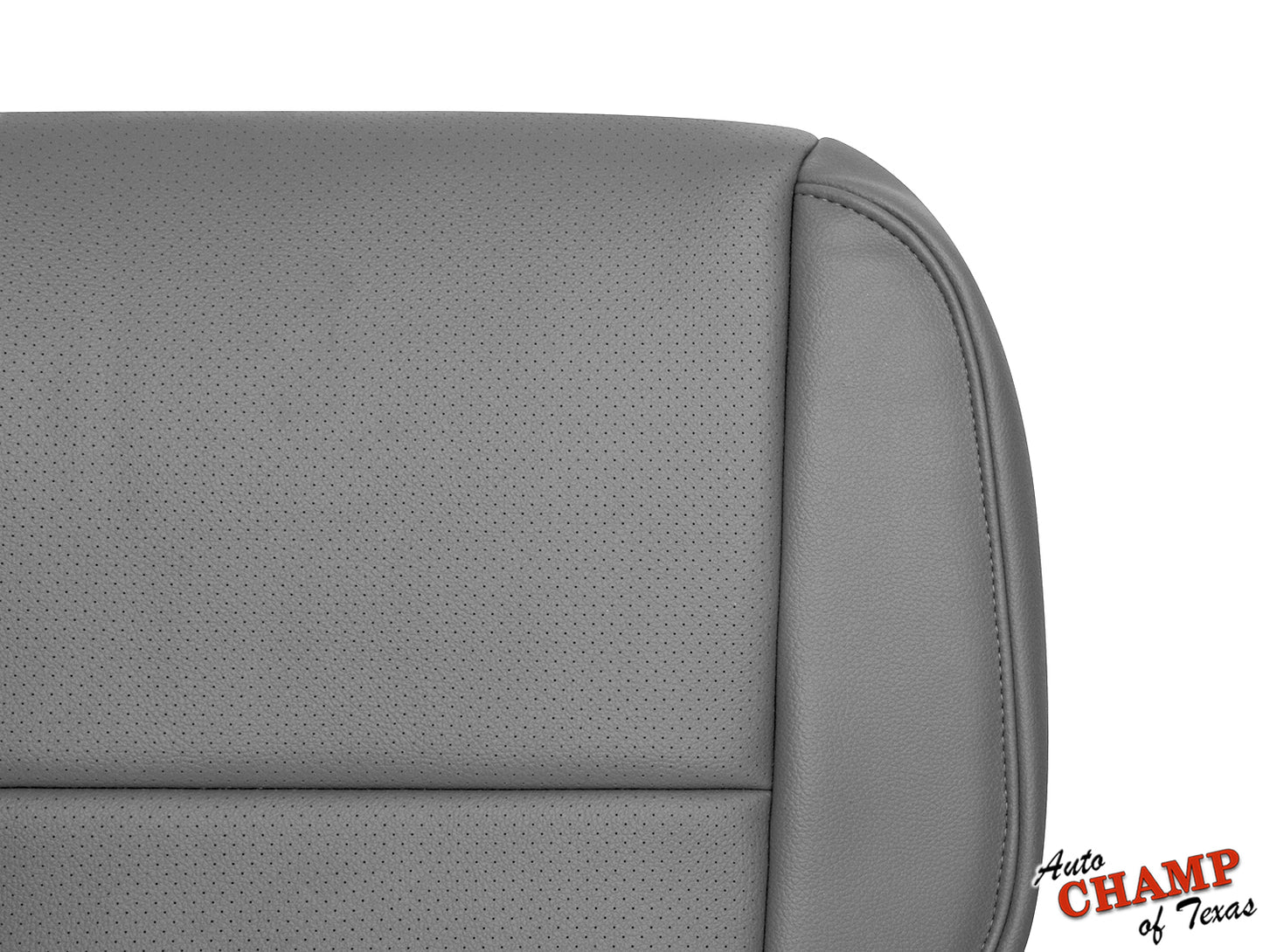 2009–2014 Honda Ridgeline Driver Side Bottom Perforated Leather Seat Cover Gray