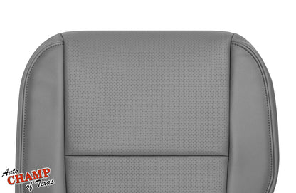 2009–2014 Honda Ridgeline Driver Side Bottom Perforated Leather Seat Cover Gray