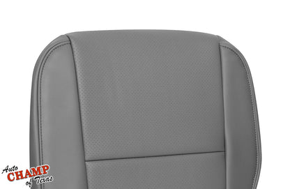 2009–2014 Honda Ridgeline Driver Side Bottom Perforated Leather Seat Cover Gray