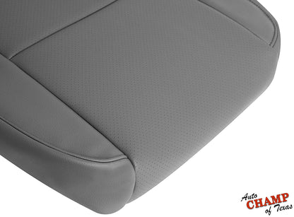 2009–2014 Honda Ridgeline Driver Side Bottom Perforated Leather Seat Cover Gray