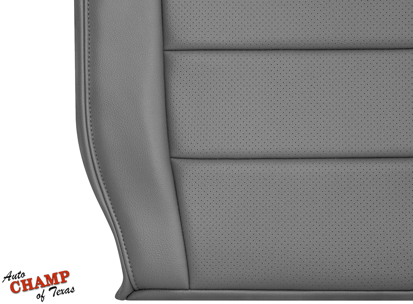 2009–2014 Honda Ridgeline Driver Side Bottom Perforated Leather Seat Cover Gray