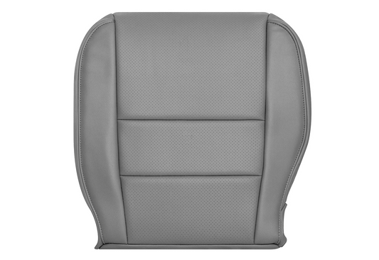 2009–2014 Honda Ridgeline Passenger Side Bottom Perforated Leather Seat Cover Gray