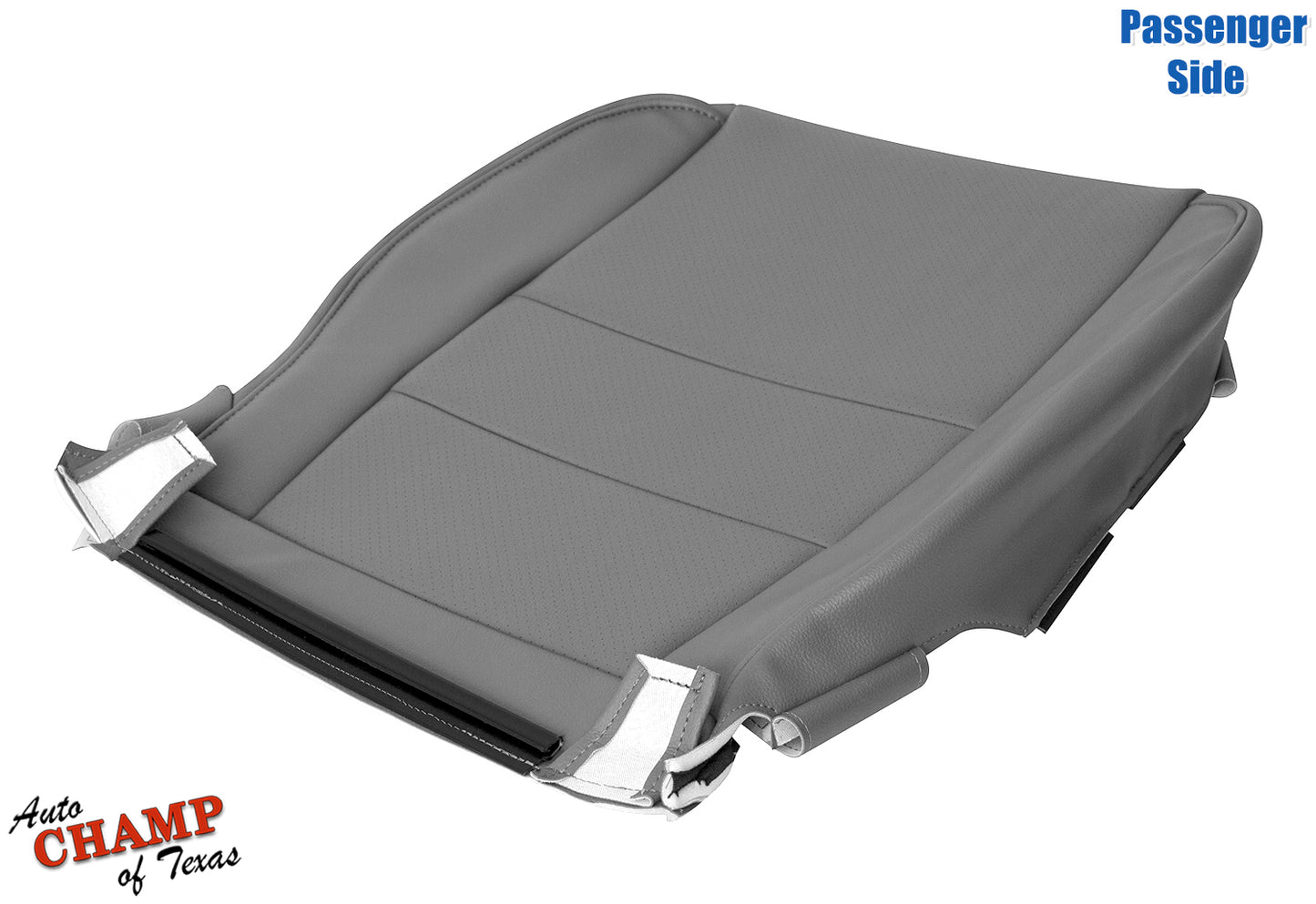 2009–2014 Honda Ridgeline Passenger Side Bottom Perforated Leather Seat Cover Gray