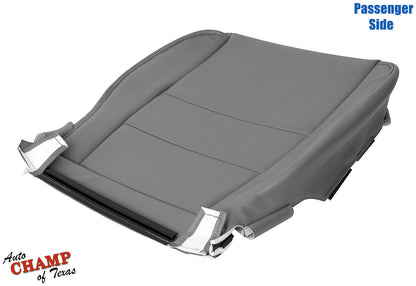 2009–2014 Honda Ridgeline Passenger Side Bottom Perforated Leather Seat Cover Gray