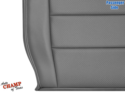 2009–2014 Honda Ridgeline Passenger Side Bottom Perforated Leather Seat Cover Gray