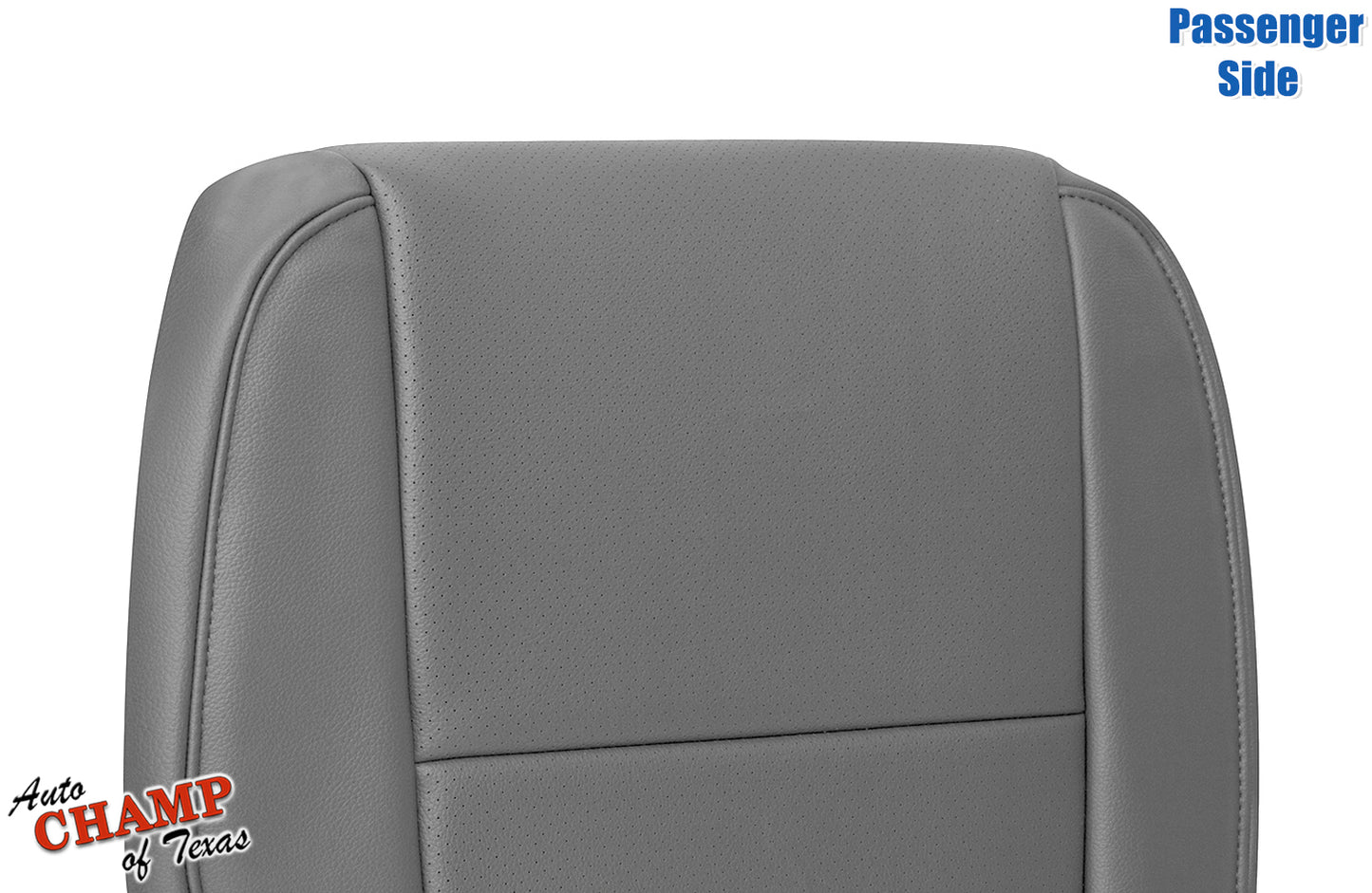 2009–2014 Honda Ridgeline Passenger Side Bottom Perforated Leather Seat Cover Gray