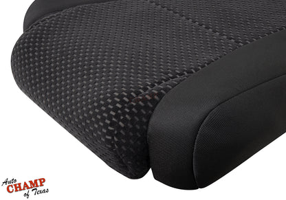 2007 2014 toyota tundra seat bottom cover black cloth driver side replacement