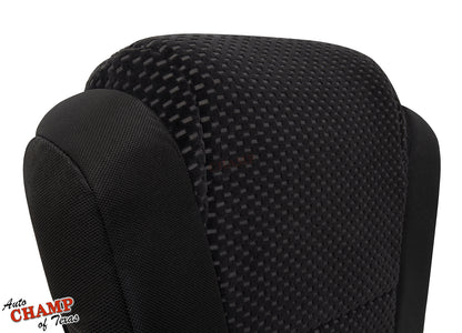 toyota tundra 2007 2014 seat cover black cloth angled view