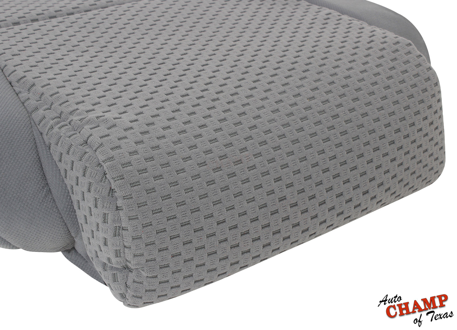 toyota tundra 2007 2013 replacement cloth seat cover closeup gray material
