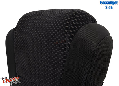 2007 toyota tundra black cloth seat cover passenger bottom textured replacement