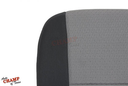 2007 2008 2009 gmc sierra driver seat cover gray cloth backrest replacement