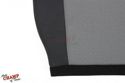 2007 2008 2009 gmc sierra driver backrest gray cloth seat cover replacement