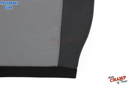2007 2009 gmc sierra seat cover passenger bottom gray black cloth oem replacement