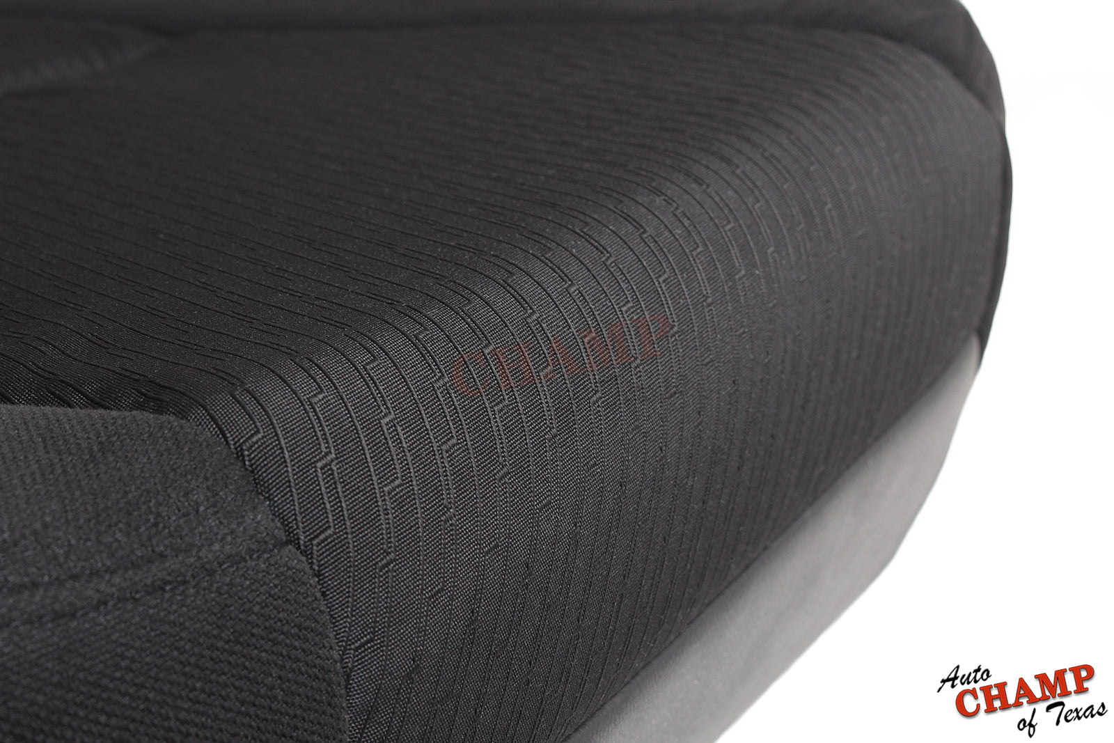 2007 2014 chevy silverado z71 passenger seat cover black cloth close up