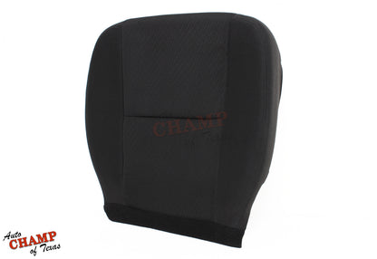 2007 2014 chevy silverado z71 passenger backrest seat cover black cloth
