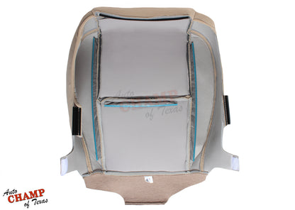 chevy avalanche seat cover underside view 2007 2008 tan cloth