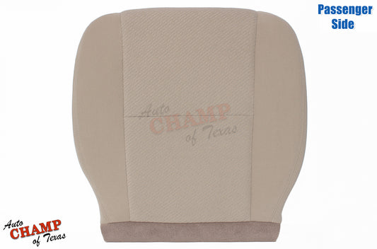 2007-2008 Chevrolet Tahoe & Suburban LT LS Z71 Passenger Side Bottom Cloth Seat Cover Tan