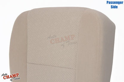 chevy silverado 2007 2008 tan passenger seat bottom cloth cover