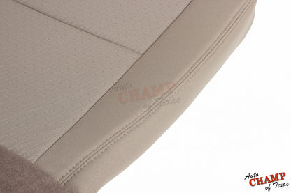 replacement gmc sierra tan bottom seat cover cloth