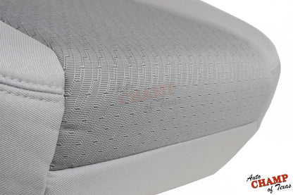 2014 gmc sierra lt driver seat cover closeup gray cloth material