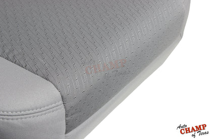 gmc sierra 2014 driver backrest seat cover gray cloth