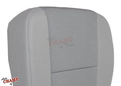 2014 gmc sierra driver seat gray cloth backrest angle
