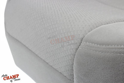 gray cloth stitching detail 2007 2008 chevy avalanche seat cover