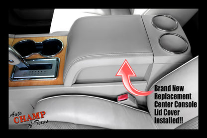 lincoln navigator leather lid cover gray