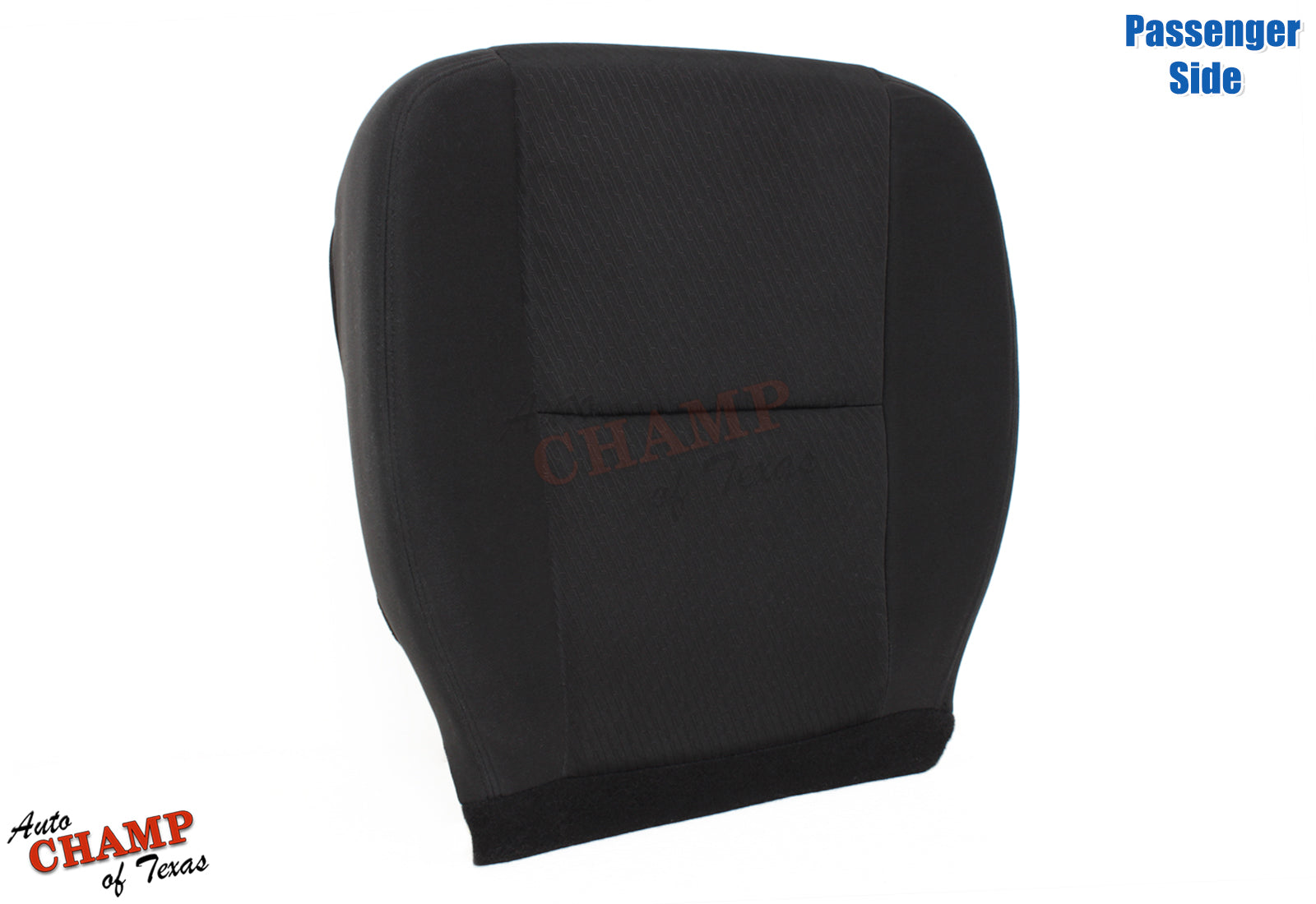 2007 2014 chevy silverado z71 passenger seat cover black cloth backrest