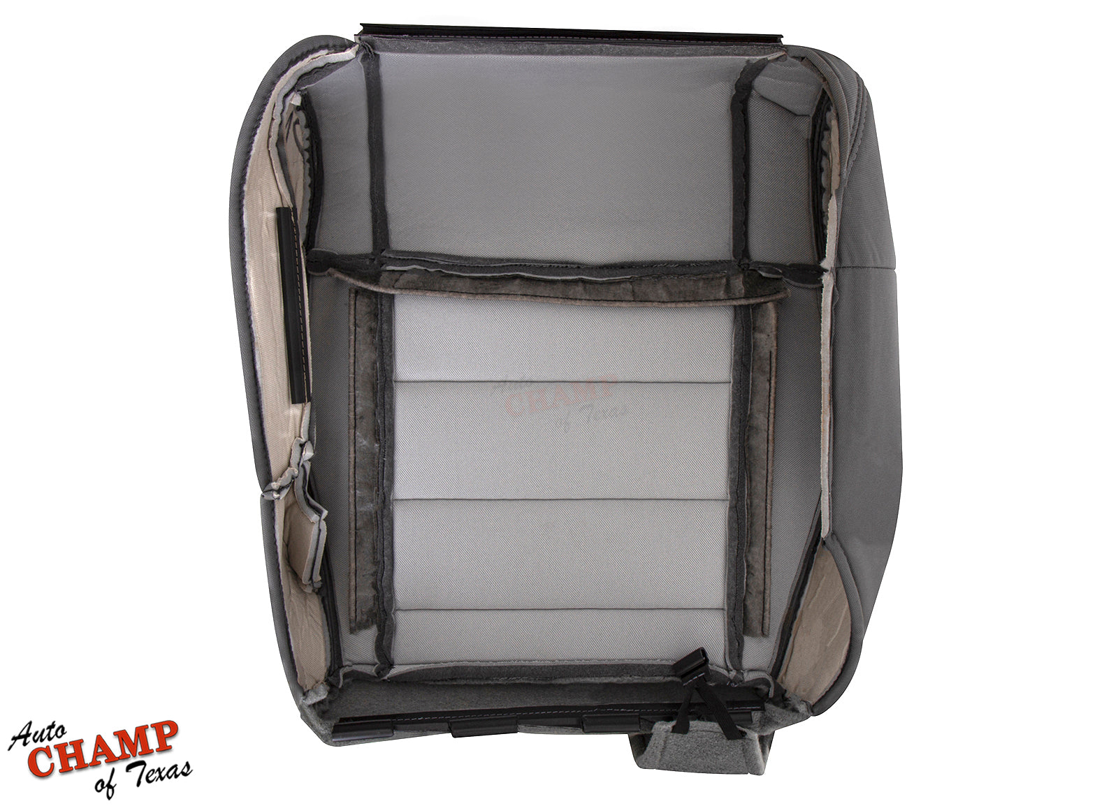 2008 jeep wrangler bottom cloth seat cover gray back installation view