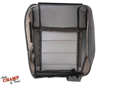 2008 jeep wrangler bottom cloth seat cover gray back installation view