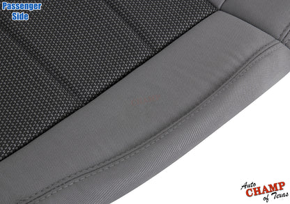 2008 jeep wrangler bottom cloth seat cover gray rear fasteners