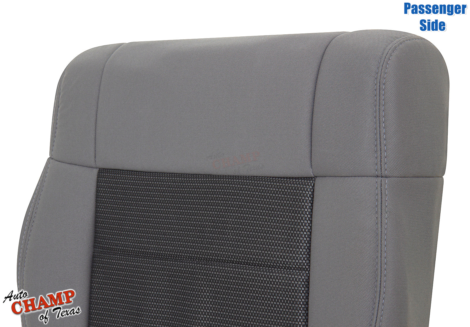 2008 jeep wrangler bottom cloth seat cover gray seat corner view
