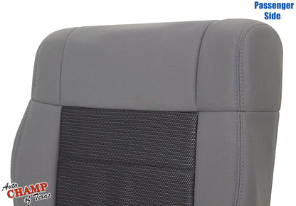 2008 jeep wrangler bottom cloth seat cover gray seat corner view