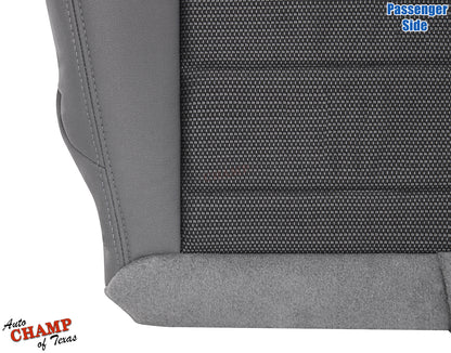 2008 jeep wrangler bottom cloth seat cover gray side profile view